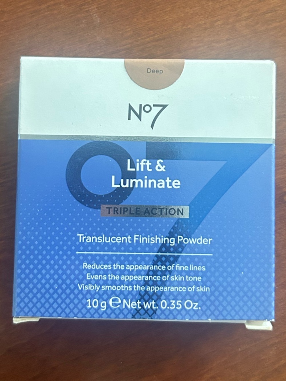 No7 Deep, Lift & Luminate, Translucent Setting Powder, NIB - Picture 5 of 5